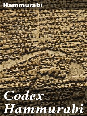 cover image of Codex Hammurabi